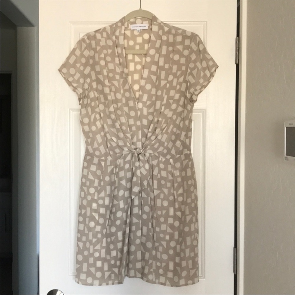 Amanda Uprichard Silk Geometric Dress